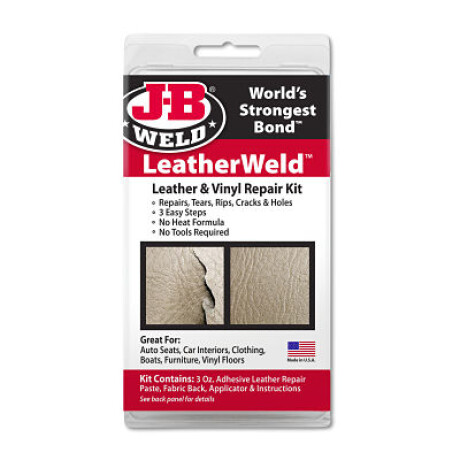 QUIMICOS VARIOS - REPARADOR CUERO Y VINILO JB WELD QUIMICOS VARIOS - REPARADOR CUERO Y VINILO JB WELD