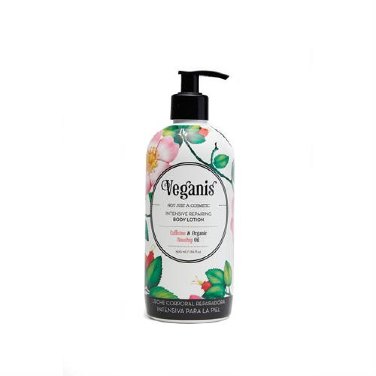Veganis Crema Corporal Reparadora Intensiva de Rosa Mosqueta 500 ml 