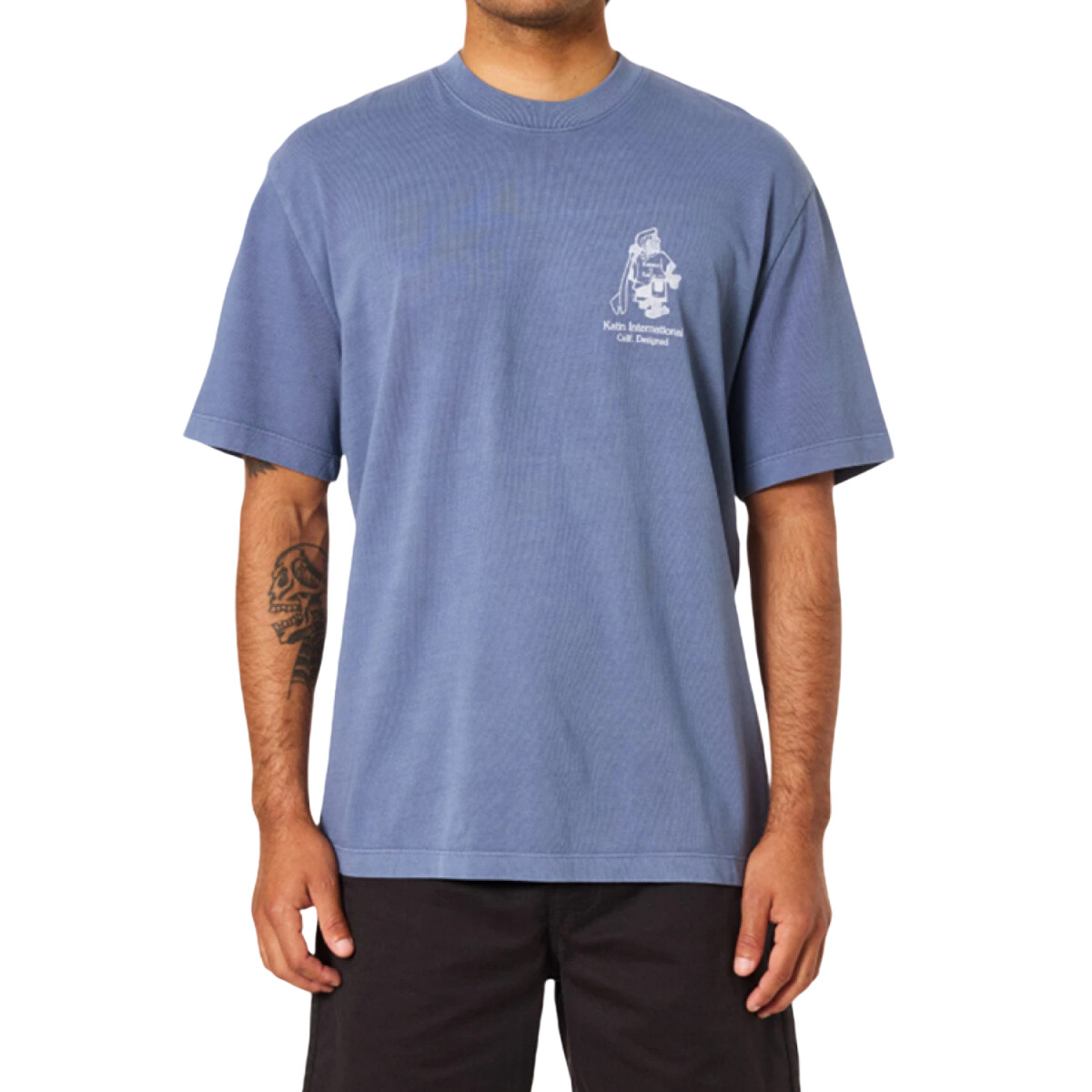 Remera Katin Forecast Relaxed - Azul 