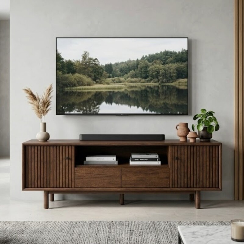 MUEBLE TV Z004 RIPADO NOGAL (CD) Unica