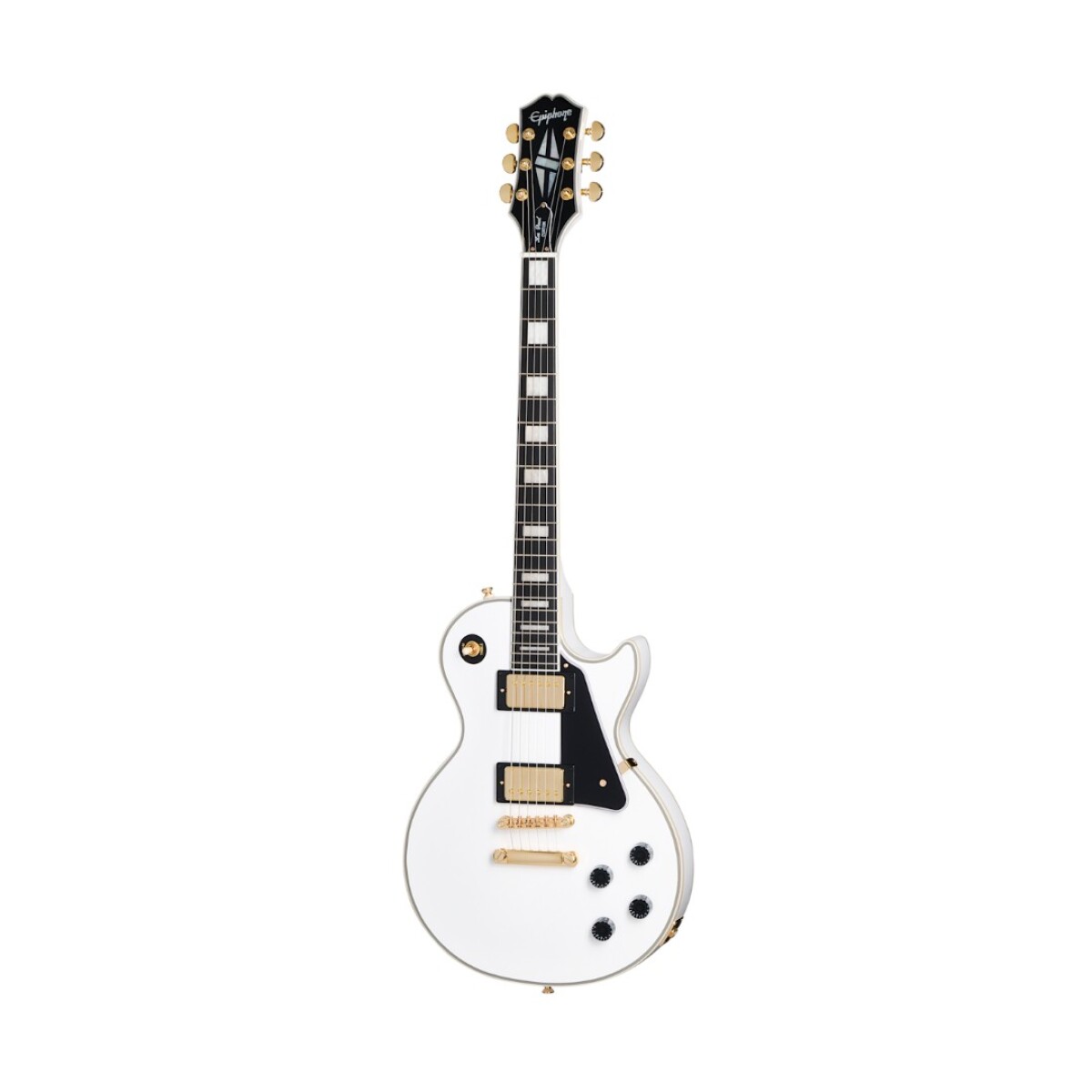 Guitarra Electrica Epiphone Les Paul Custom Alpine White C/ Funda 
