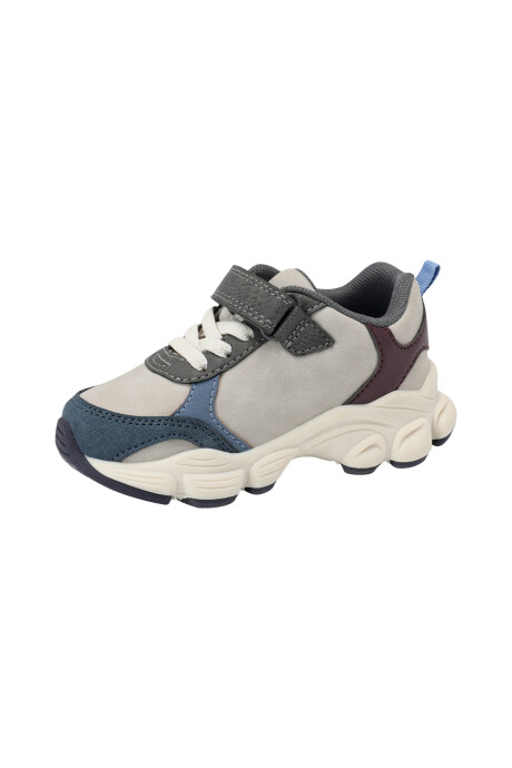 Championes con velcro, diseño colorblock Sin color