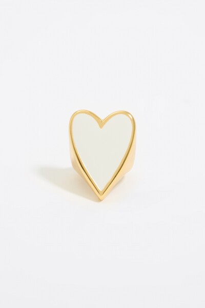 ANILLO CORAZÓN Marfil