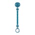 Clip para chupete Suavinex silicona ESSENCE azul petroleo
