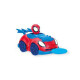 Spidey Auto Con Personajes Spiderman Lanza Tazos Spidey Auto Con Personajes Spiderman Lanza Tazos