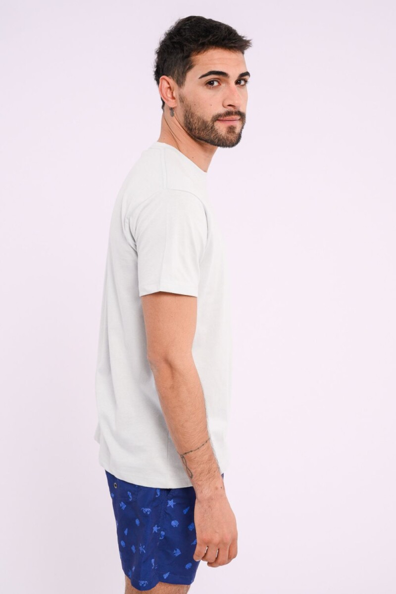 Remera oversize manga corta Blanco