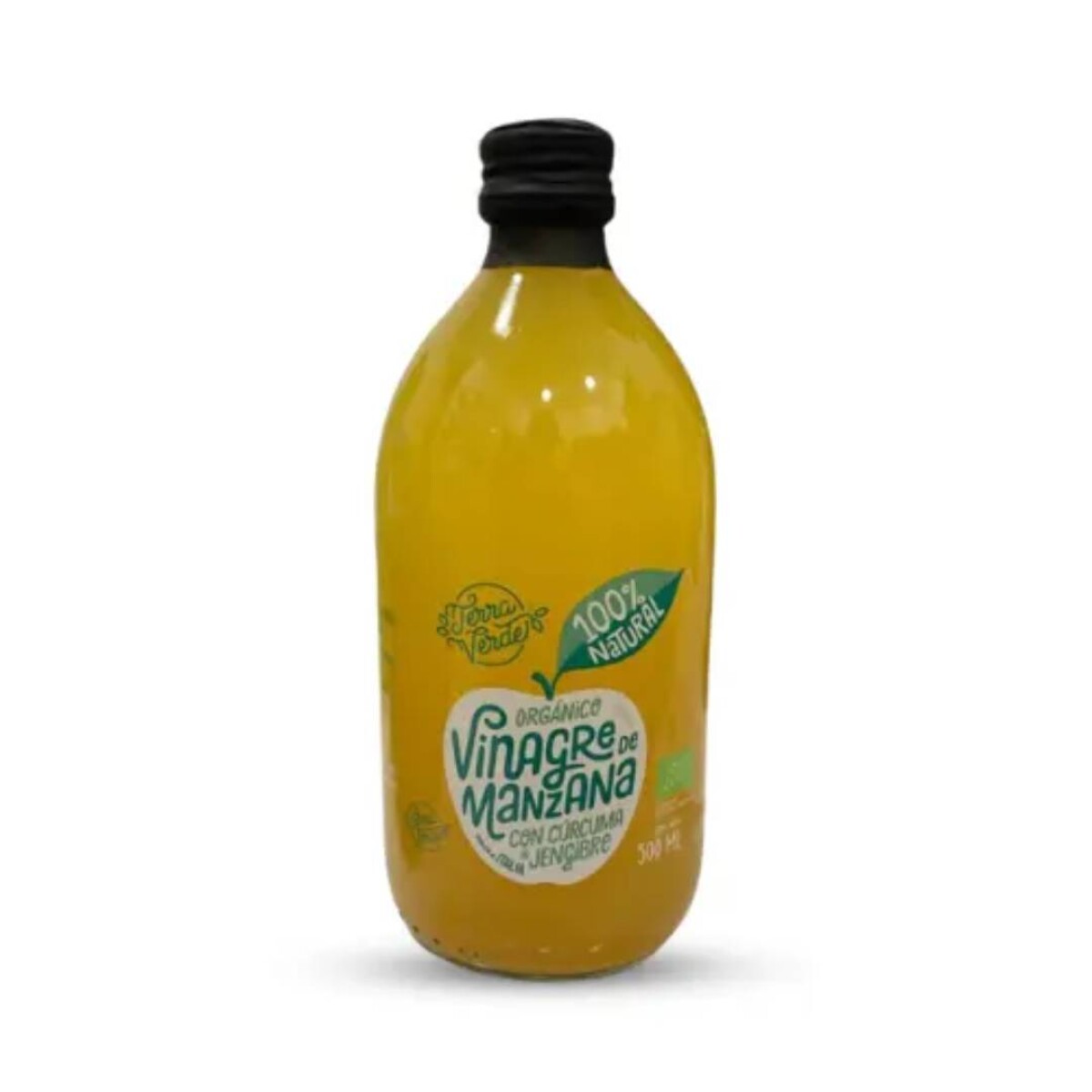 Vinagre de Manzana Currcuma y Jengibre Terra Verde organico - 500 ml 