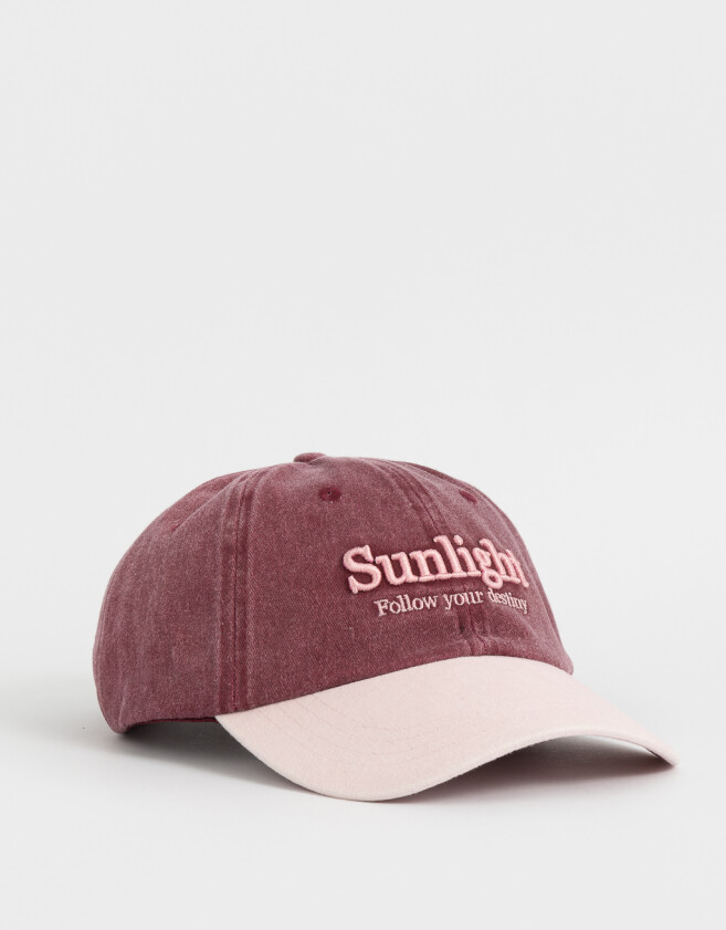 Caps Denim Gorra Canvas Bordada - Combinacion Bicolor