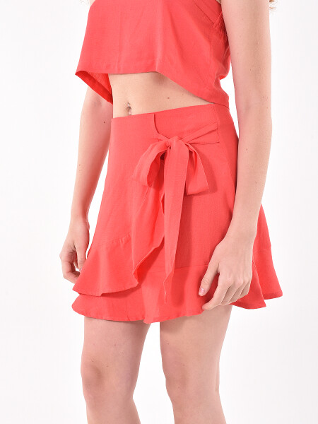 FALDA MARISON ROJO