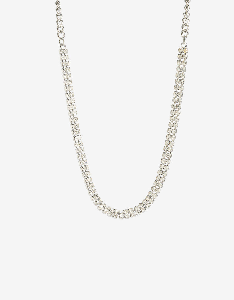 Collares Cortos Strass Collar Corto Strass Crystal - Cristal