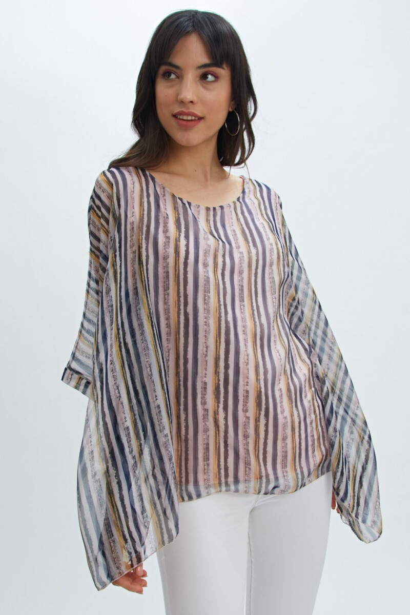 Blusa Stripes Rosa