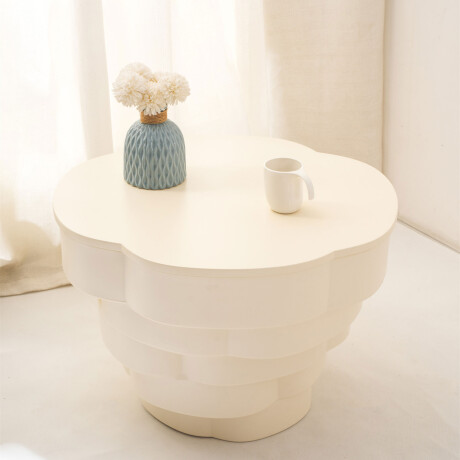 MESA RATONA POLIETILENO-Y-MDF BLANCO MARGARITA