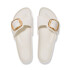 Sandalia Madrid Big Buckle - Estrecho Eggshell