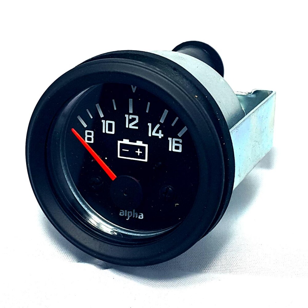 INSTRUMENTO RELOJ MEDIDOR - VOLTIMETRO 8-16V 52MM ALPHA 