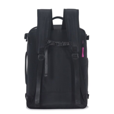 Mochila Trendy de viaje con sujetador de valija Negro