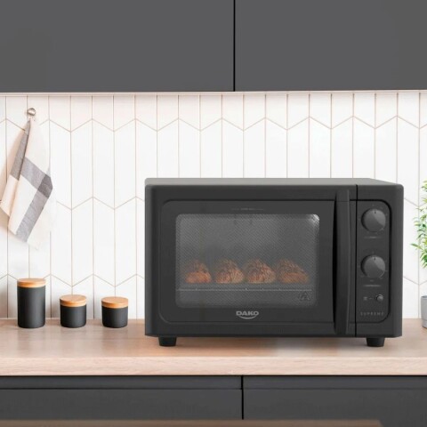 Horno Eléctrico Dako Supreme 44 litros Negro