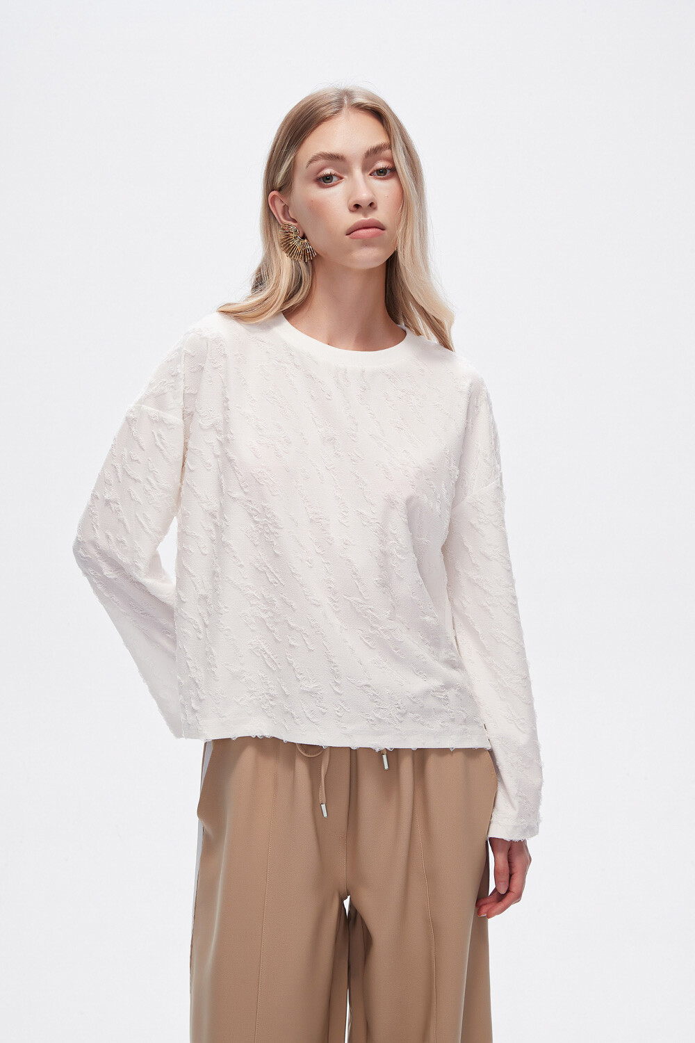 Remera Rolia Marfil / Off White