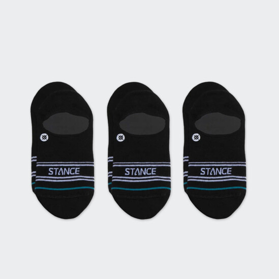Medias Stance Sero no Show Pack x 3 Negro