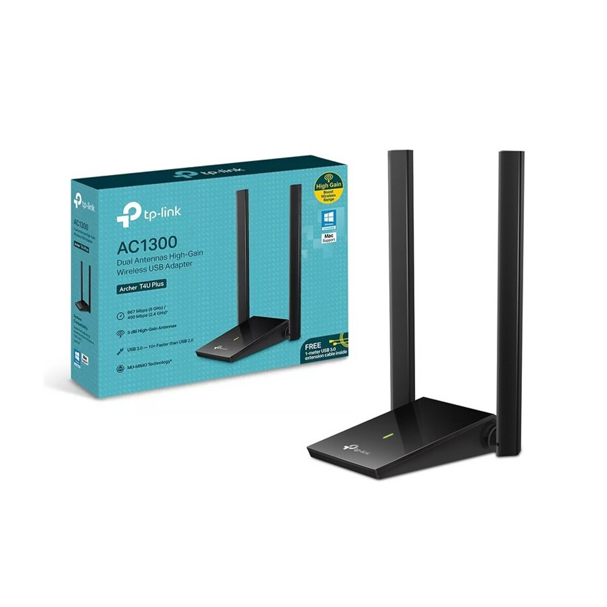 Adaptador Tp-link T4U Plus Dual Band AC1300 