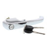 MANIJA DE PUERTA EXTERIOR DERECHA / IZQUIERDA KOMBI 1600 CROMADA CON LLAVE Manija De Puerta Exterior Derecha / Izquierda Kombi 1600 Cromada Con Llave