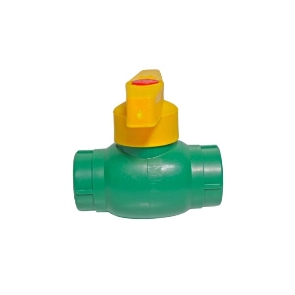 VALVULA ESF. TERMOFUSION 20MM VOLANTE AMARILLO EXT Valvula Esf. Termofusion 20mm Volante Amarillo Ext