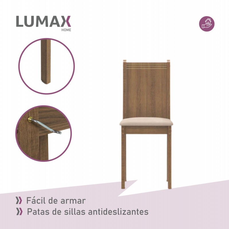 Juego de comedor Mesa de madera y 6 sillas rústicas Juego de comedor Mesa de madera y 6 sillas rústicas