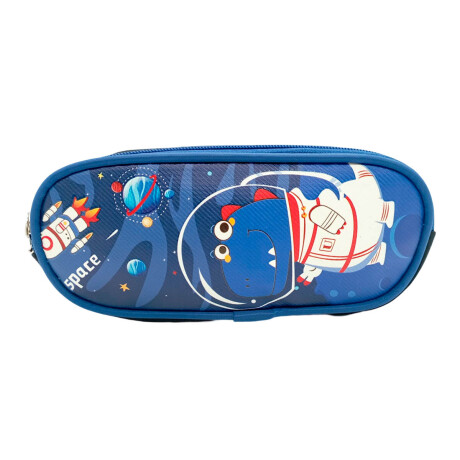 Mochila Escolar 3en1 Lunchera + Cartuchera Infantil Dino