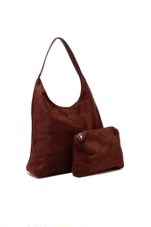 Bolso Suede Marron
