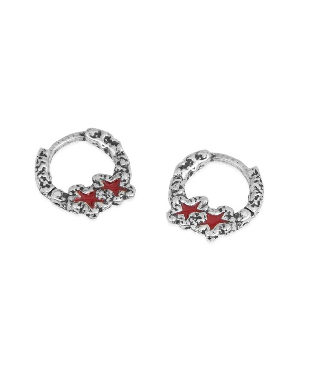TwoJeys Caravanas Melted Stars Roja TwoJeys Caravanas Melted Stars Roja