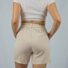 Short Dama Lino Slowly Off White