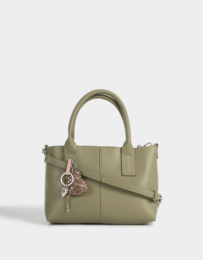 City Cartera City Con Charm - Verde Medio