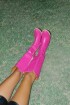 High Heel Boots Crocco Fucsia