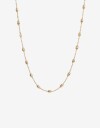 Collares Cortos Metal Collar Corto Bañado En Oro - Dorado