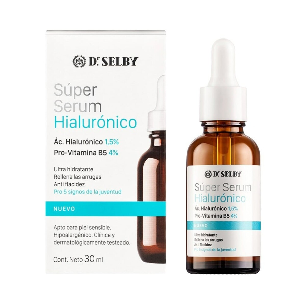 Suero Facial Dr. Selby Ácido Hialurónico 30ml 