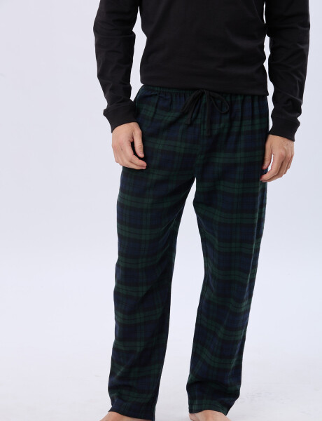 PIJAMA A CUADROS Verde