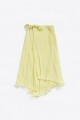 FALDA MIDI PLISADA Amarillo