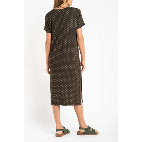 Vestido Lunares Chocolate