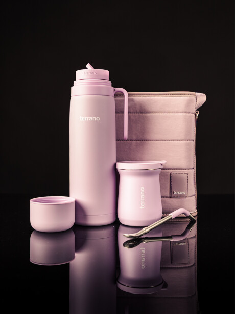 Kit Mate con Termo + Matera Lisboa Lila
