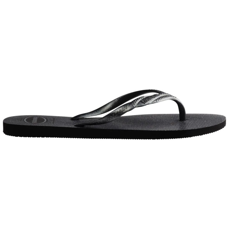 Sandalias de Mujer Havaianas Fantasia Gloss Negro - Gris