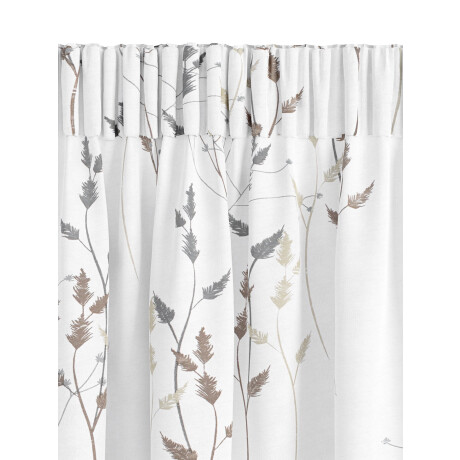 Cortina KINN 1x140x300 flores Estampado