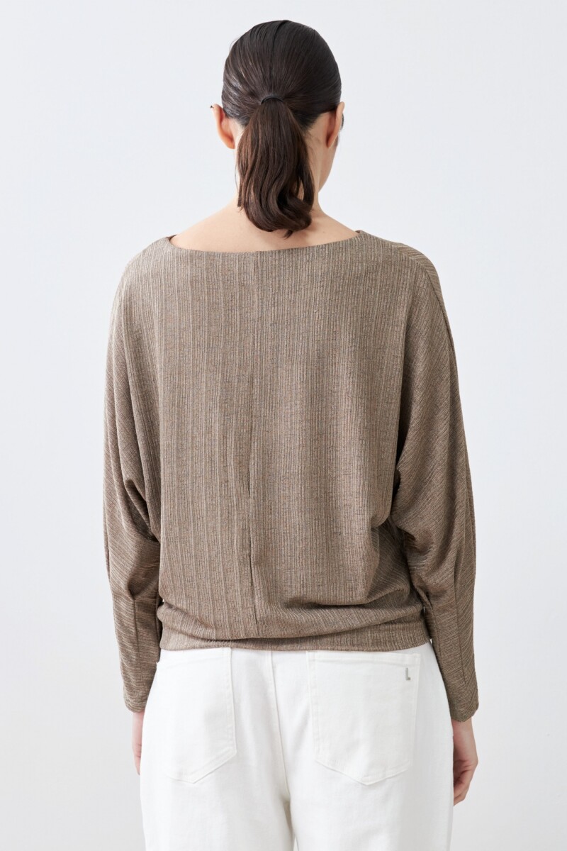 Blusa manga dollman verde oliva
