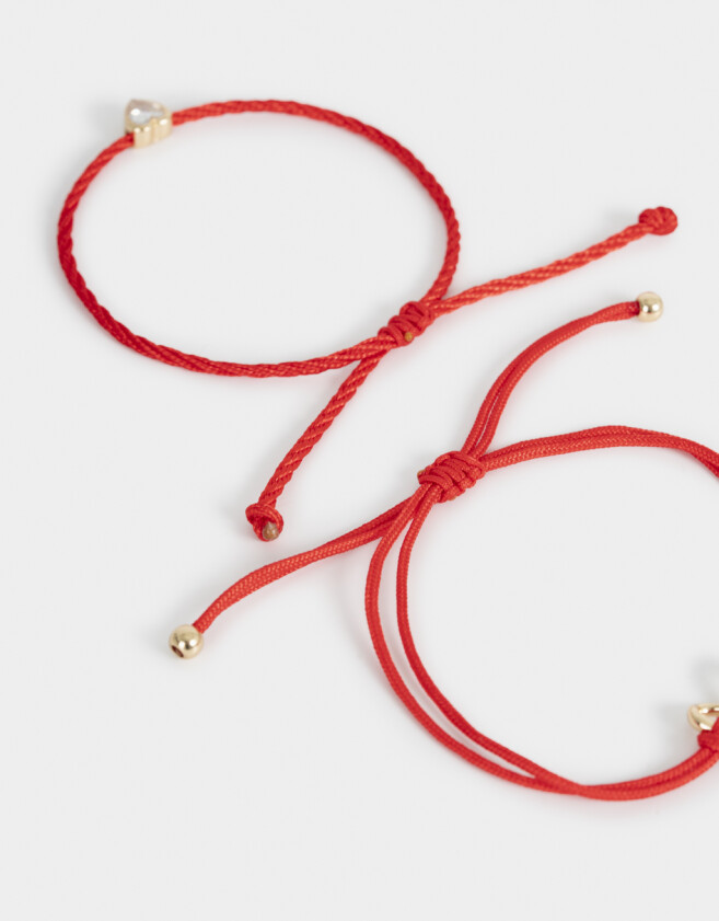 Pulseras Flexibles Sets Con corazón Set De Pulseras Flexibles - Dorado