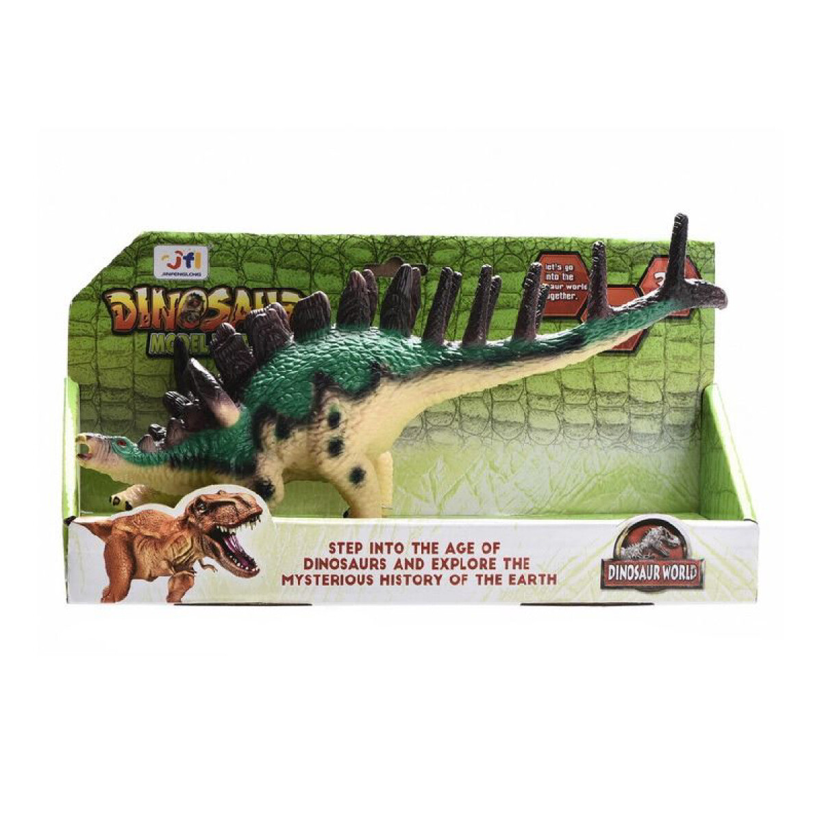 Dinosaurio estegosaurio juguete de goma 