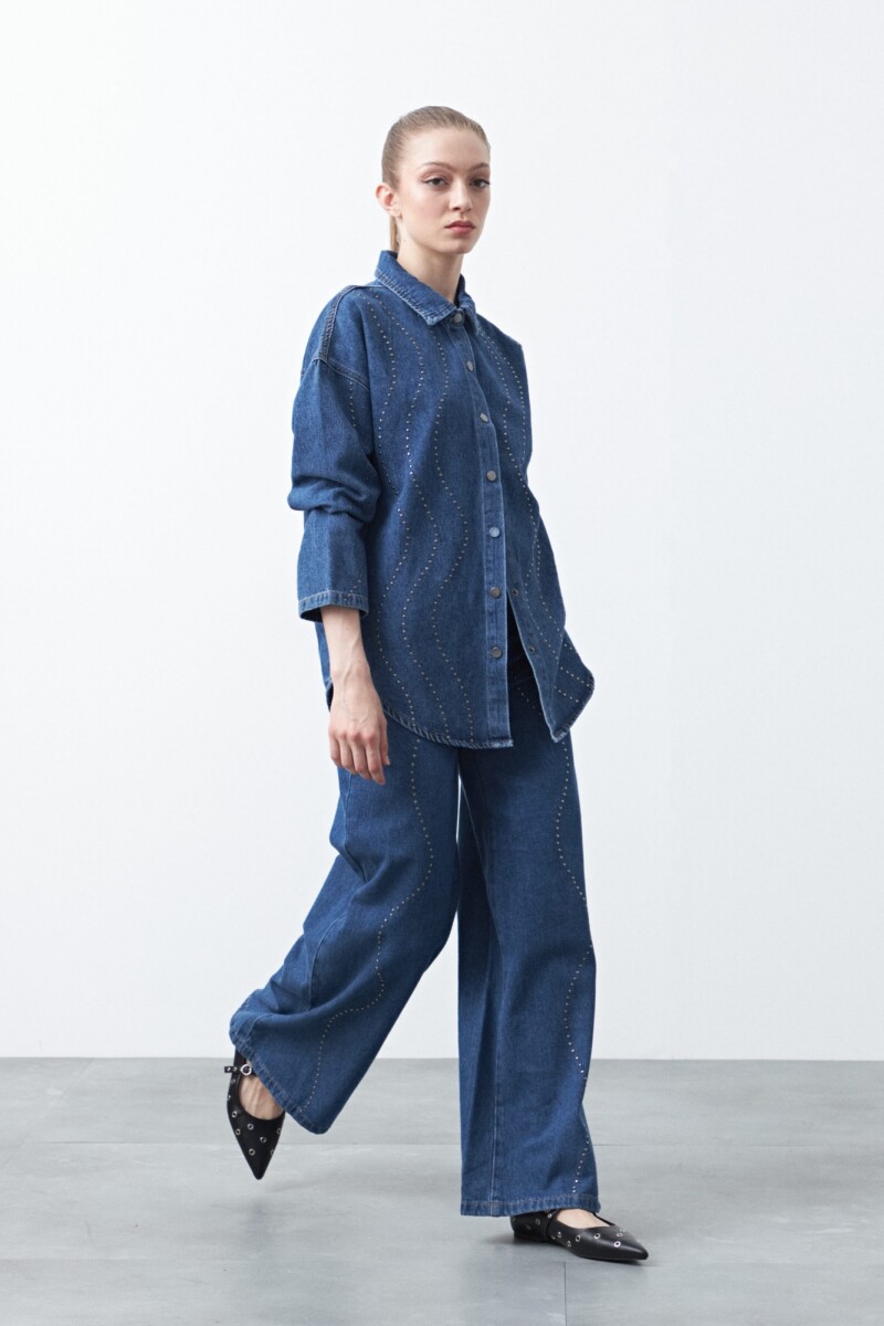 JEAN ALANIS Azul Oscuro