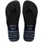 Ojotas de Hombre Havaianas Top Basic Negro - Azul