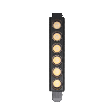 Lum. Led rect p/riel magnetico 6W 420lm 3tonos 24° ZU0553