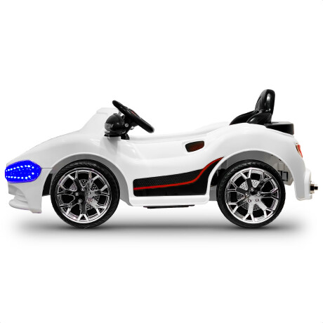 Auto A Batería 6v Control Remoto Luces Música Sonido Blanco