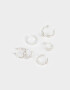 Bijou Cuff Set De Earcuffs - Plateado
