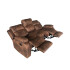 RECLINER SOFA L6611 3 CUERPOS MARRON RECLINER SOFA L6611 3 CUERPOS MARRON