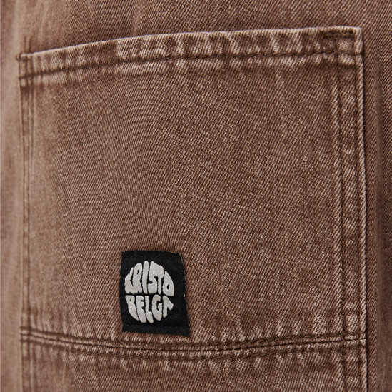 Pantalón Kristobelga Denim Skater Marrón